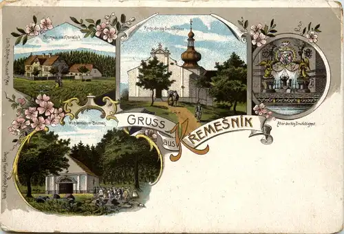 Gruss aus Kremesnik - Litho -656832