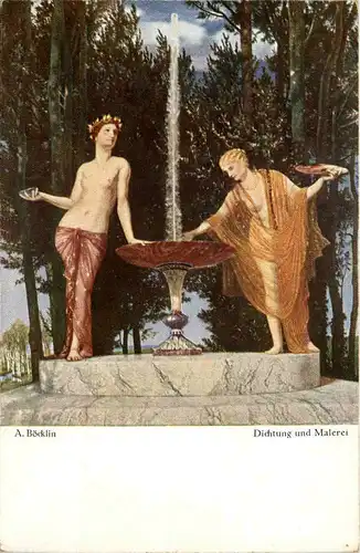 Künstler A. Böcklin - Dichtung und Malerei -658392