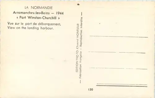 Arromanches les Bains 1944 - Port Winston Churchill -658564