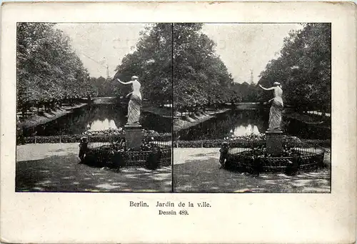 Berlin - Jardin de la ville - Stereo -660228