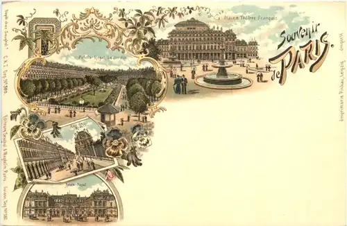 Souvenir de Paris - Litho -544162