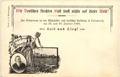 Leitmeritz - Akademiker und deutschen Volkstag 1898 -661160