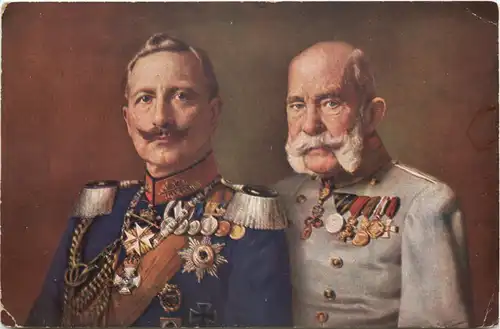 Kaiser Franz Josef und Kaiser Wilhelm II -661824