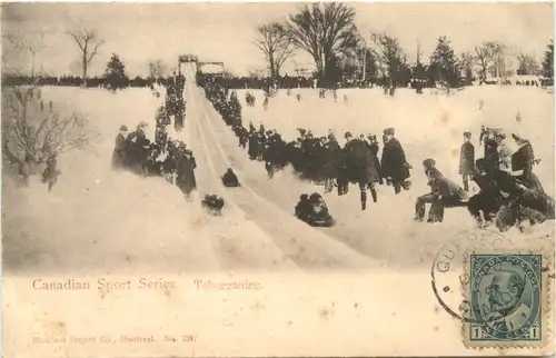 Canadian Sport Series - Tobogganing -663082