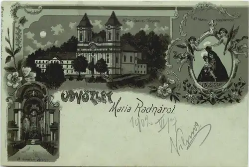 Üdvözlet Maria Radnarol - Litho -664730