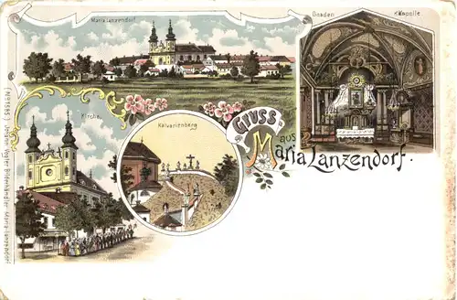 Gruss aus Maria Lanzendorf - Litho -664736