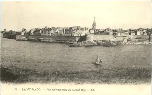 St. Malo, Vue generale prise du Grand Bey -539292