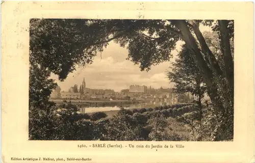 Sable, Un coin du Jardin de la Ville -539222