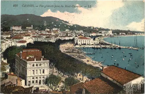 Cannes, Vue generale prise du Mont-Chevalier -539470