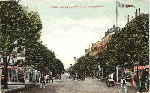 Paris, Le Boulevard Poissonniere -540012