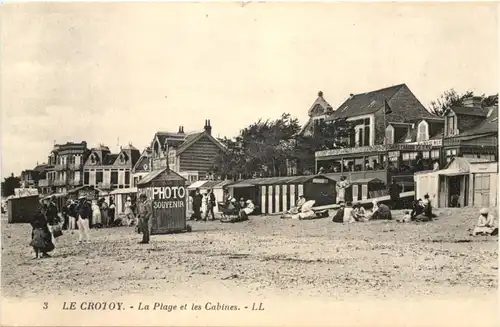 Le Crotoy, La Plage et les Cabines -541006