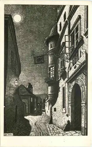 Gasse in Dürnstein a. d. D. -666228