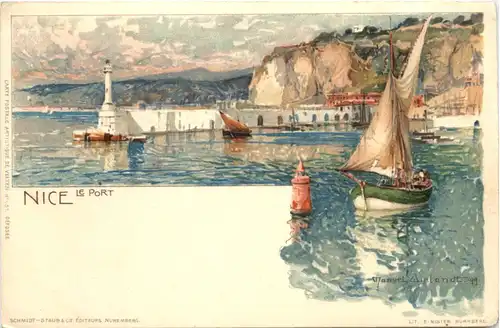 Nice - Le Port - Litho -667048