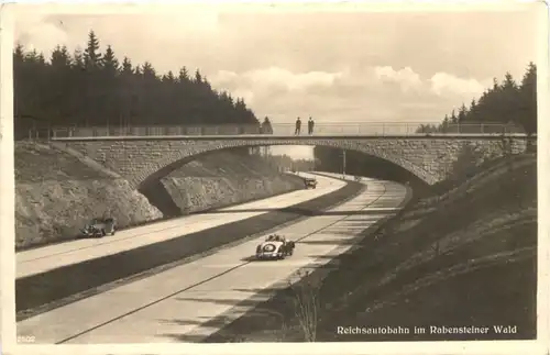 Reichsautobahn im Rabensteiner Wald - Chemnitz -667272