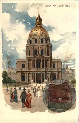 Paris - Dome des Invalides - Litho -669016