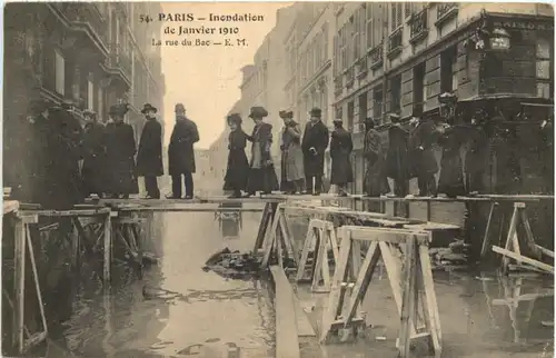 Paris - IInondation de Seine 1910 -669982