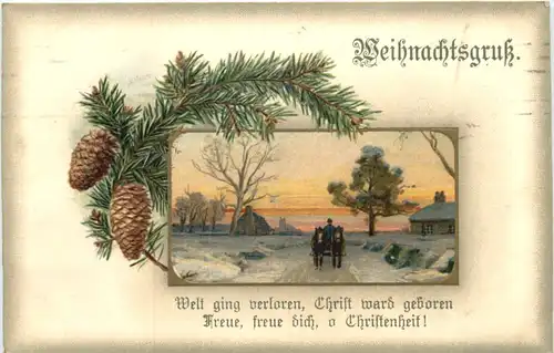 Weihnachten - Prägekarte -674644