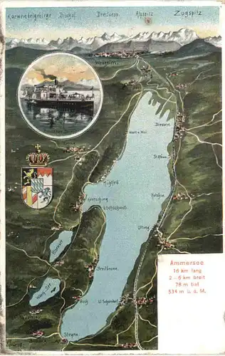 Ammersee - Künstler Ak Eugen Felle -677654