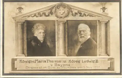 Königin Maria Therese und König Ludwig III -678194