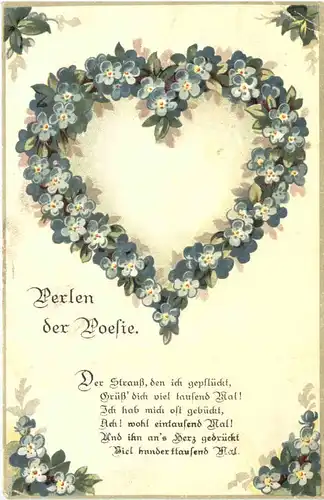 Blumen - Feldpost Bayer. Inf. Regiment -681098