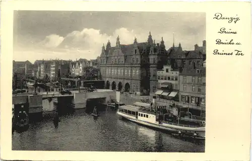 Danzig - Grüne Brücke und Grünes Tor -681574