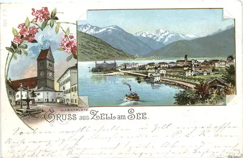 Gruss aus Zell am See - Litho -681674