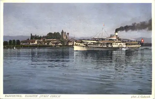 Rapperswil - Dampfer Stadt Zürich -681794