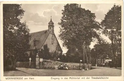 Wernigerode am Harz - Schloss vom Mühlental -685446