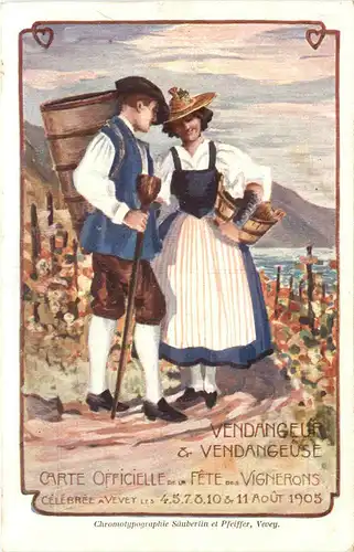 Vevey - Fete des Vignerons 1905 -685608