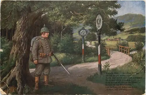 WW1 - Deutsche Grenzwacht - Feldpost -686428