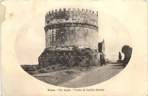 Roma - Via Appia - Tomba di Cecilia Metella -689414