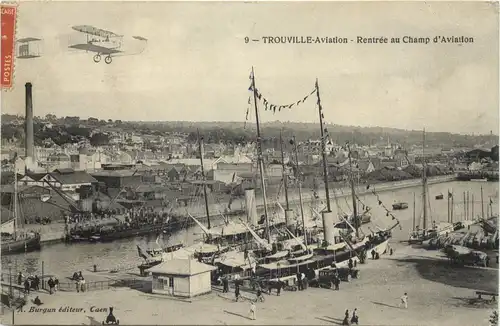 Trouville - Aviation - Rentree au Champ d Aviation -690038