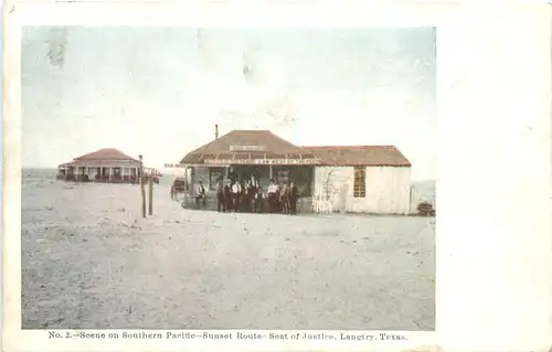 Scene on Southern Pacific - Langtry Texas -690510