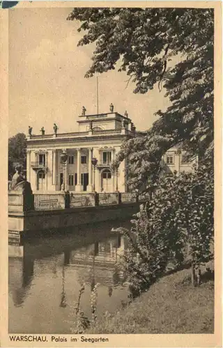 Warschau - Warszawa - Palais im Seegarten -692152