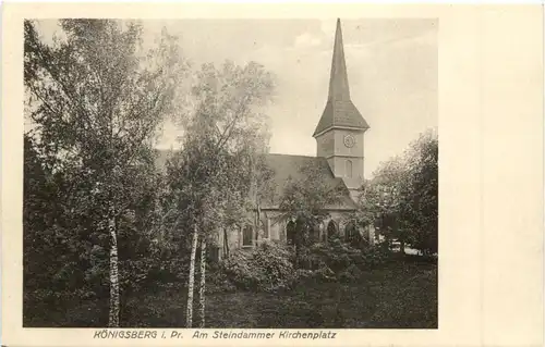 Königsberg - Am Steindammer Kirchenplatz -692968