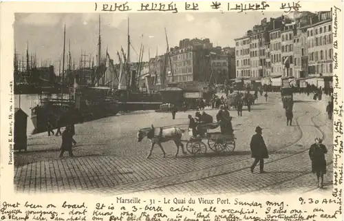 Marseille - Le Quai du Vieux Port -694218