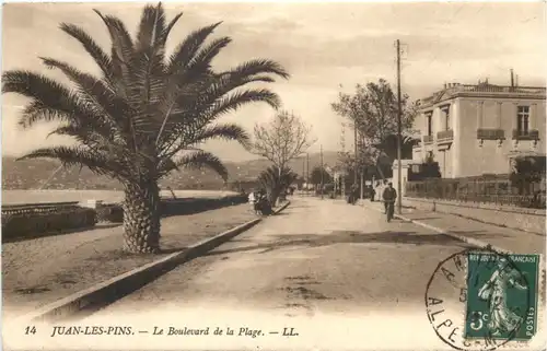 Juan les Pins - Le Boulevard de la Plage -694250