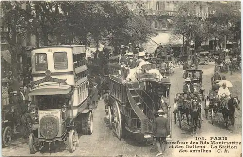 Paris - Carrefour des Boulevard Montmartre -697590