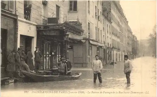 Paris - La Crue de la Seine 1910 -697858