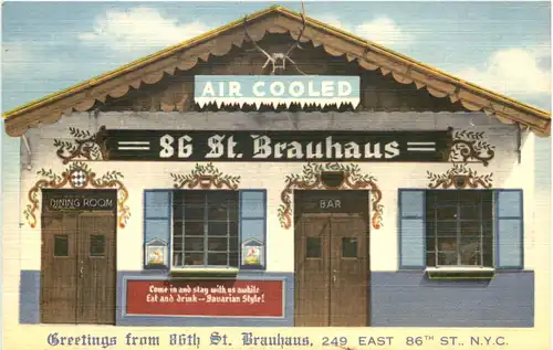 New York - Greetings form 86th St. Brauhaus -698050