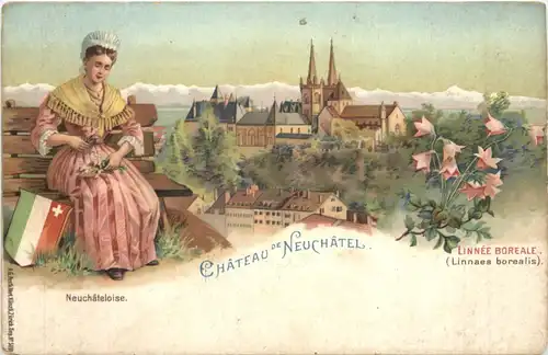 Chateau de Neuchatel - Litho -698486