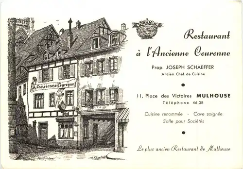 Mulhouse - Restaurant a l Ancienne Couronne -698772