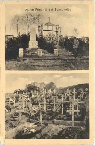 Militär Friedhof bei Bouconville - Feldpost -699734