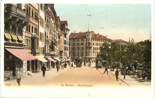 St. Gallen - Marktgasse -701230