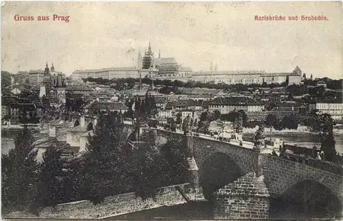 Gruss aus Prag - Karlsbrücke -702356