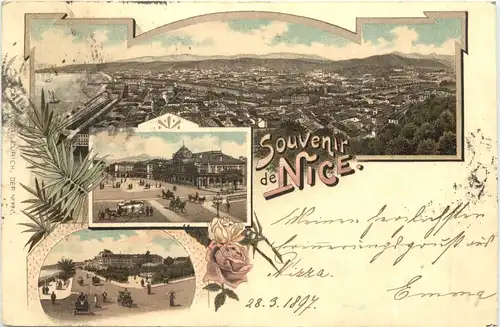 Souvenir de Nice - Litho -703296