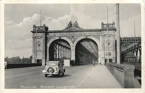 Rheinbrücke Mannheim - Ludwigshafen -705358