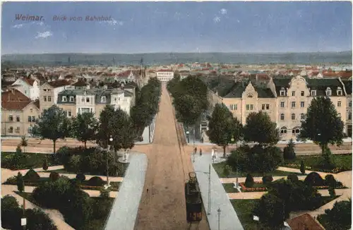 Weimar - Blick vom Bahnhof -709954