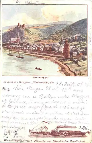 Oberwesel - An Bord des Dampfers Niederwald -716340