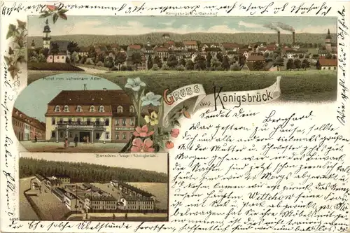 Gruss aus Königsbrück - Litho -716512